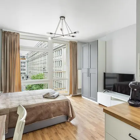 Charming Apartment In The City Center Варшава Екстер'єр фото